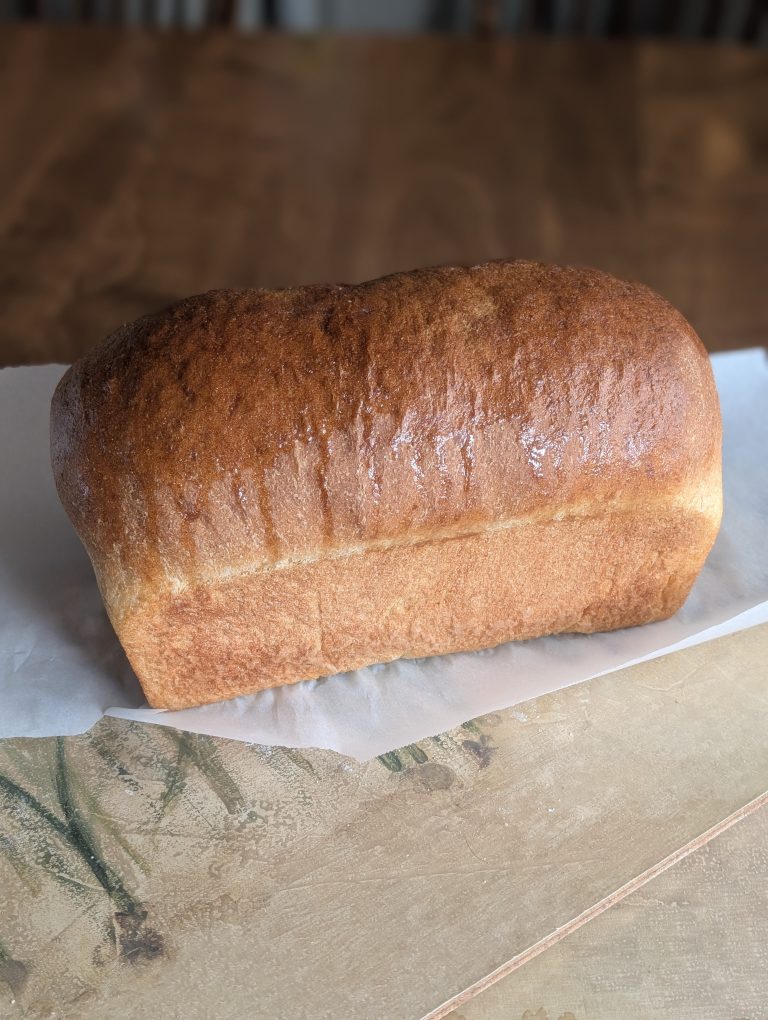 Soft and Golden Sandwich Bread Kids Love